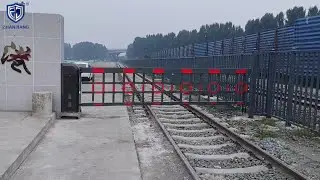 Benchmark Factory Access Control: Cantilever Gate & Drop Arm Barrier System