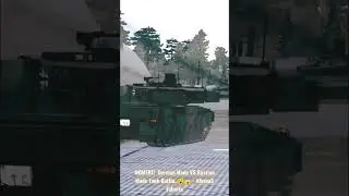 MOMENT!  German Made VS Russian Made Tank Battle..😮😱 - #Arma3 #shorts