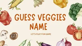 @Dushyant0223 Guess the Veggies Name | Fun Brain Game for All Ages! 🧠🥦 #guesstheword #vegetables 