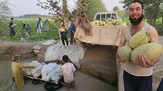 Budana quruq qishlog'idagi Qovunzor - Afg'onistonlik Uzbek dehqonlar bilan qiziq suhbat