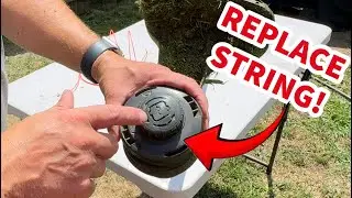 How To Restring Your Toro Flex Force Weed Wacker In Under a Minute!