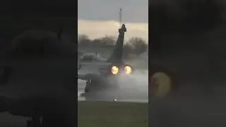 Rafale Fighter Jet Takes Off in Heavy Rain &ndash; Stunning Footage!