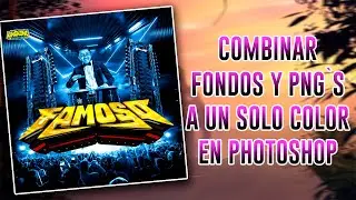 Combinar Fondos y Png,s a un solo Color en Photoshop By KingKong