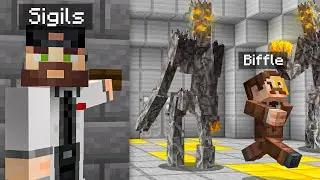 Building a CREAKING SECURITY SYSTEM on Camp Minecraft