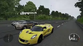 Forza 7 Drag race: Bugatti Chiron vs Koenigsegg One:1 vs Venom GT