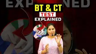 BT CT Test in Hindi | Bleeding & Clotting Time Test | By Manisha Ma&rsquo;am #healthawareness #shorts