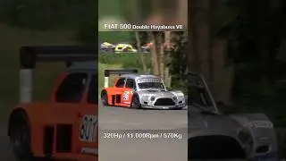 Bonkers FIAT 500/Puch TR5 with Hayabusa V8 Swap 🔥