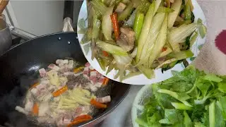 セロリ炒め