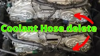 Удаление шланга охлаждающей жидкости на VQ35DE G35 или 350Z