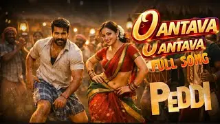 O antava u atava new video song in #peddi movie #telugu ramcharan 
