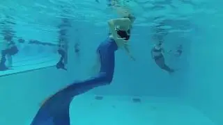 DIY tule dorsal fin for a fabric tail