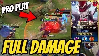 VOLKATH SOLO LANE FULL DAMAGE BUILD  | AoV | 傳說對決 | RoV | Liên Quân Mobile