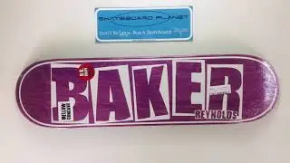Baker Andrew Reynolds Brand Name Skateboard Deck Purple Veneer 8.125,Skateboard Planet Review, Sale
