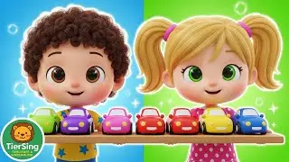 🎵 Z&auml;hl die Autos! 🚗 Farben & Zahlen Lied f&uuml;r Kinder 🎵 TierSing &ndash; Kinderlieder & Lernlieder