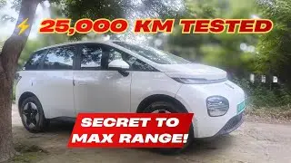 🔋 Real MG Windsor EV Range & My 25,000 km Ownership Experience | How to Drive for Maximum Range