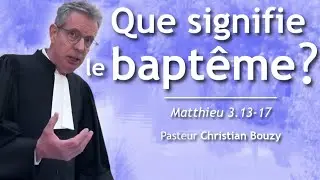 Pr&eacute;dication du dimanche 11 janvier 2026 | Pasteur Christian Bouzy