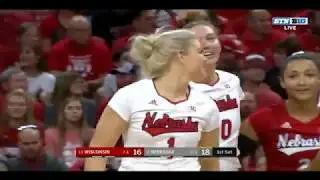 Nebraska vs Wisconsin #WomenVolleyball 2019 ⭐️🏐ᴴᴰ HD