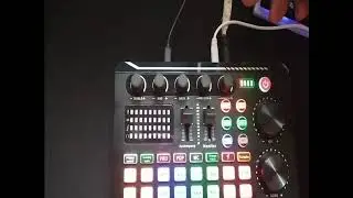 😍MESA DE SOM  F998 LIVE SOUND CARD🤑😍