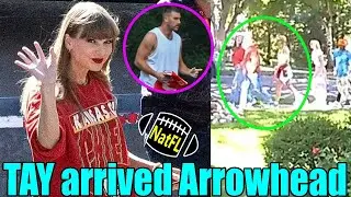 Taylor Swift & Travis Kelce's family spotted leaving $6M mansion in Kansas before Chiefs game