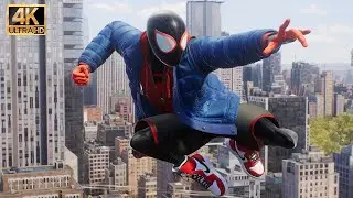 Spider-Verse Sportswear Suit (ALL STYLES) - Marvel&rsquo;s Spider-Man 2 PC Free Roam Gameplay (4K60FPS) 