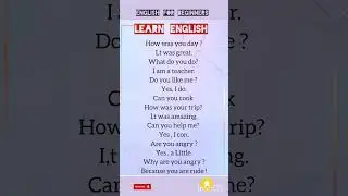 English for beginners.