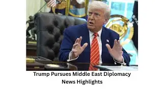 Trump Pursues Middle East Diplomacy - News Highlights