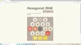 Snowbooks' 2048: Game #21 (Hexagon Edition)