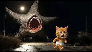 🙀⭐ Hungry Star vs Monster Cat 😱 The Final Fearful Face-Off!🌊🧪 | AI Cat Story