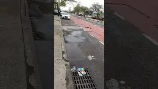 The Broken Street and Water Line on Merrick Blvd. and 130th Road...