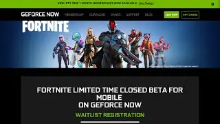 How to get Fortnite on GeForce Now