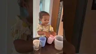 2-Year-Old Practicing Fine Motor Skills, Concentration and Focus at Home