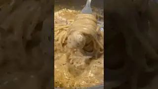 Making the VIRAL Alfredo Pasta #shorts