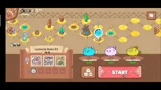 level 17 #Axie progress, Ruins 21 finish.