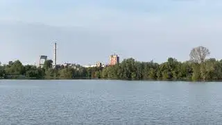 Mantua and the lakes from the catamaran, 10 September 2021