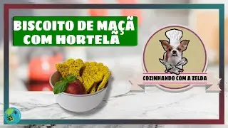 Biscoito NATURAL para CACHORRO de Maçã e Hortelã para o BAFO FRESCO do seu Pet |Mundo de Cão e Gato