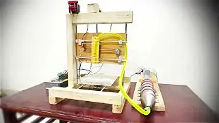 Clay Extrusion 3D printer with 3 motor TriMatic Cartesian motion 