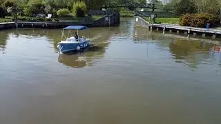 Electric Day Boat Hire at Burton Waters