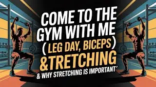 Come to the Gym with Me 💪 | Leg Day, Biceps & Why Stretching Is Important