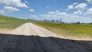 Gravel Riding on Trinity Levee