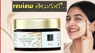 Good vibes Brightening Rice gel cream review in telugu/#goodvibes #jeshviha