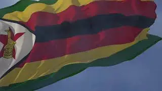 National Anthem and Waving Flag of Zimbabwe