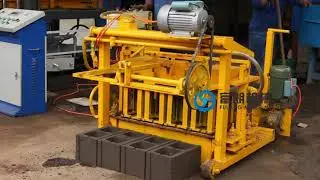 QTF40-3A mobile manual concrete block machine has been finished,  ready to be shipped to America