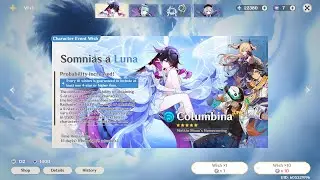 【GI】Best Girl in Genshin - Summoning for Columbina - January 2026 (No Commentary)
