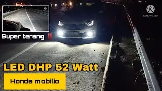 LAMPU LED DHP 52WATT HONDA MOBILIO SUPER TERANG||FOG LAMP||PEMASANGAN