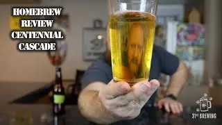 Homebrew IPA With Centennial and Cascade Hops With Dry hop Last Tasting