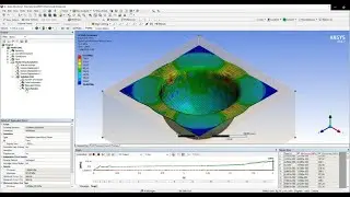 ☑️ Stamping  process - Ansys workbench