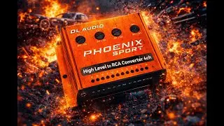 Как подключить усилитель к магнитоле без RCA? DL Audio Phoenix Sport High Level to RCA Converter 4ch