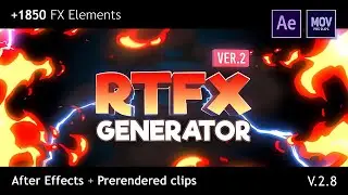 2D Hand-drawn Elements Fx Pack - Ae, Pr, FCP & DVR