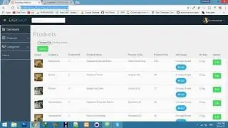 Export MySQL Data into Excel file | Download Products by Admin | Laravel Shopping Cart Tutorial