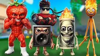 Fragola la la la и ВСЕ Новые Брейнроты получены в Brainrot Evolution Roblox !